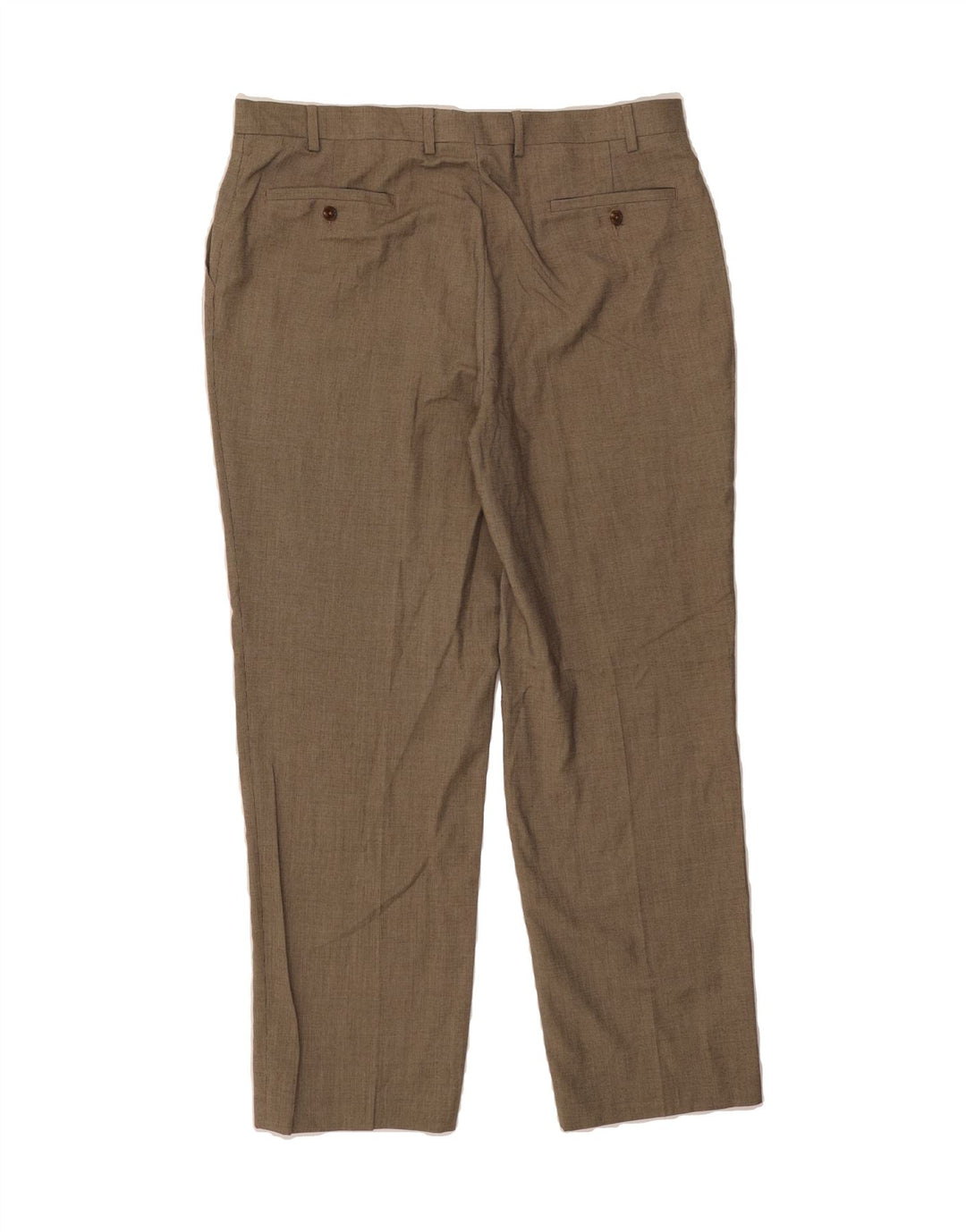 MICHAEL KORS Mens Straight Suit Trousers W38 L32 Brown Houndstooth Vintage Michael Kors and Second-Hand Michael Kors from Messina Hembry 