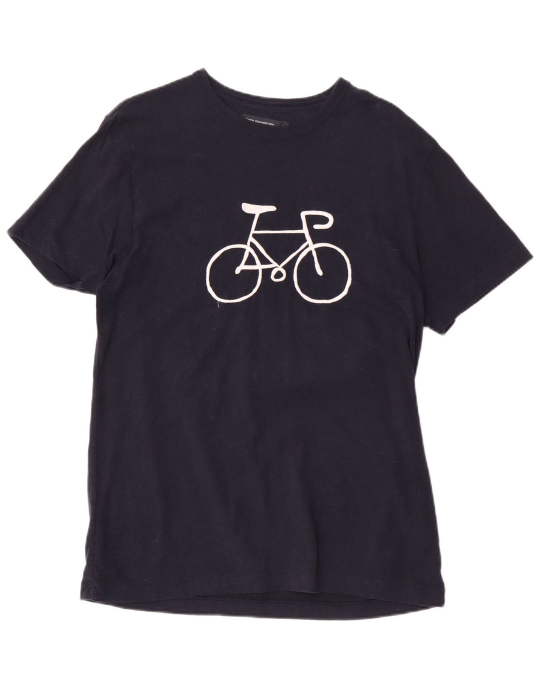 Tricou grafic pentru bărbați de la French Connection, cu croiala normală, Top Mediu Bleumarin