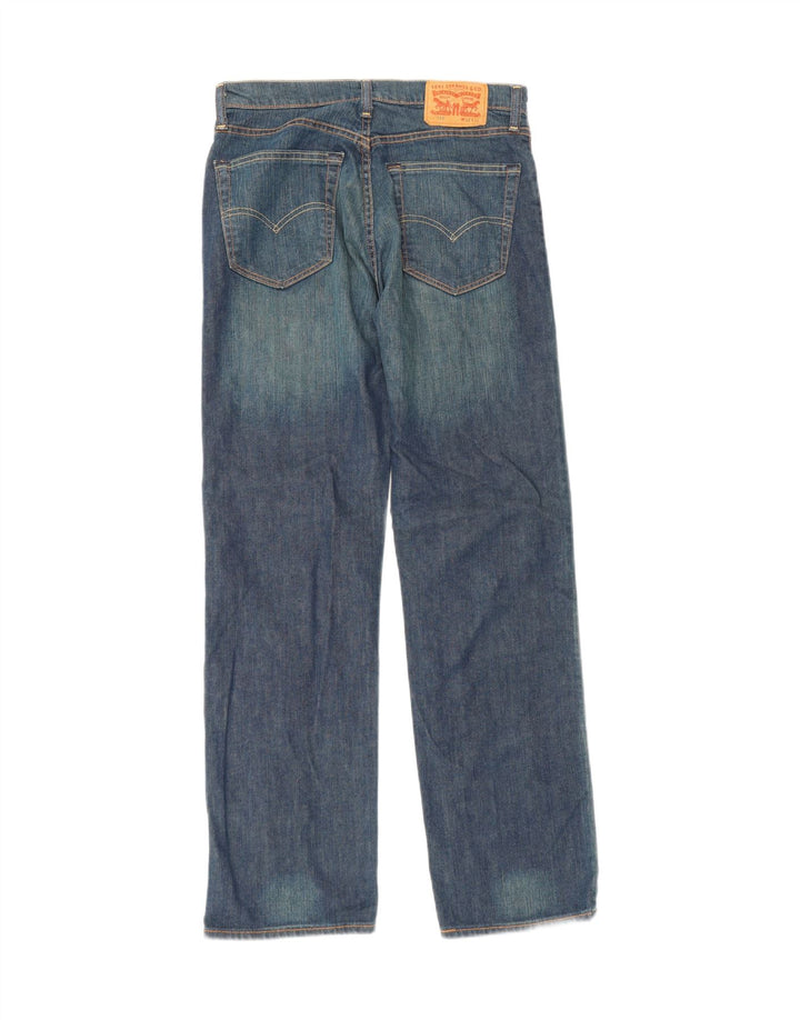 Blugi drepti pentru bărbați Levi's 751 W32 L32 bumbac bleumarin