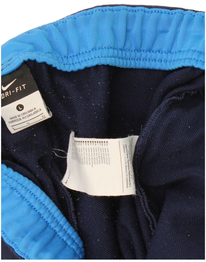 Pantaloni de trening NIKE Dri Fit pentru bărbați, mari, albastru, poliester