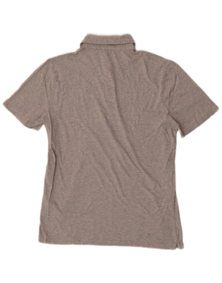 Tricou polo Reiss pentru bărbați, bumbac cu pete gri mic