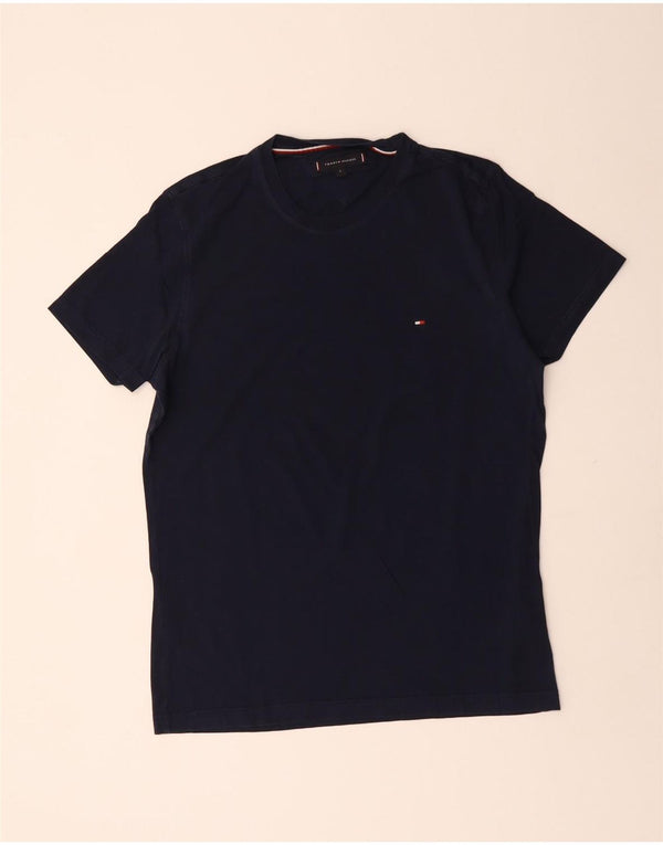 Tricou pentru bărbați Tommy Hilfiger Top mare din bumbac bleumarin