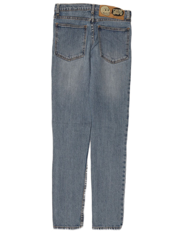 CHEAP MONDAY Blugi slim pentru bărbați L28 L32 Bumbac albastru