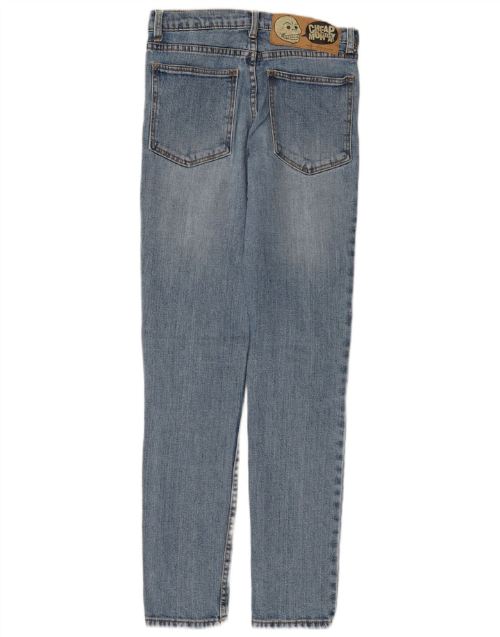 CHEAP MONDAY Blugi slim pentru bărbați L28 L32 Bumbac albastru