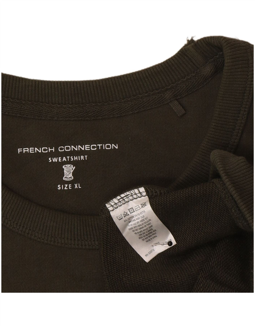 Hanorac pentru bărbați French Connection Pulover XL Kaki Bumbac