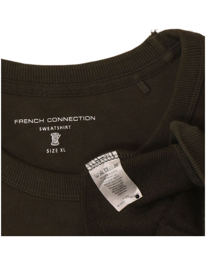Hanorac pentru bărbați French Connection Pulover XL Kaki Bumbac