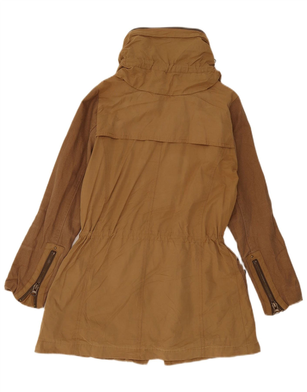 Jachetă parka supradimensionată pentru femei Zara UK 6 XS Bej