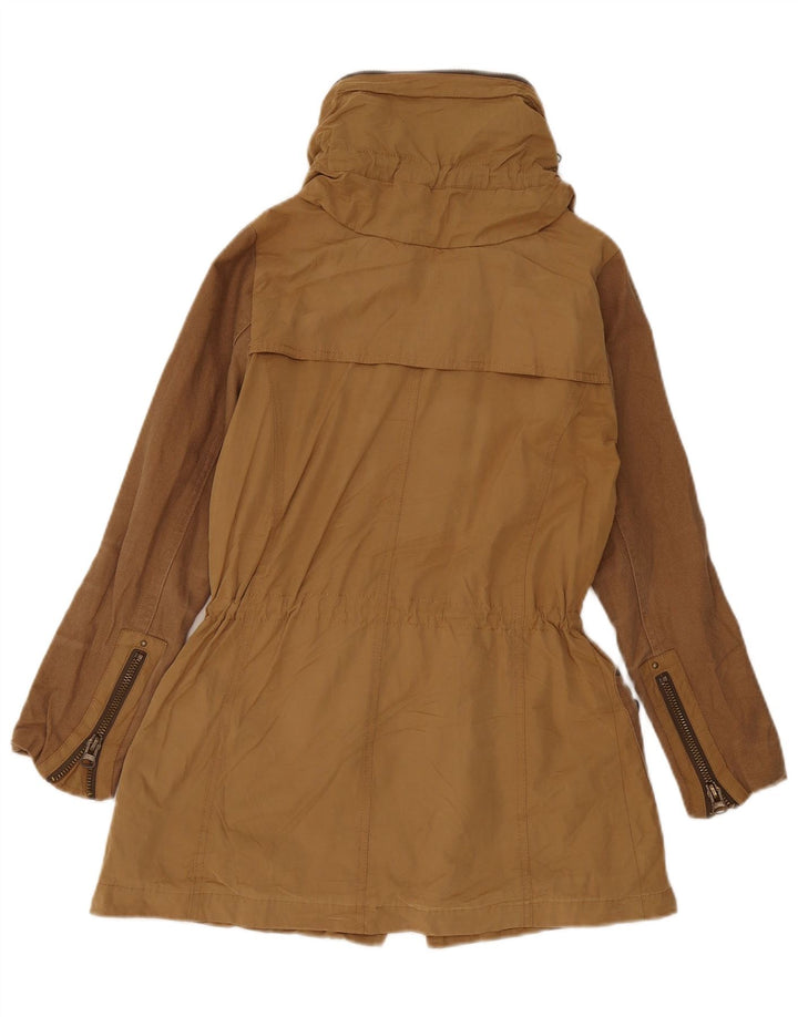 Jachetă parka supradimensionată pentru femei Zara UK 6 XS Bej