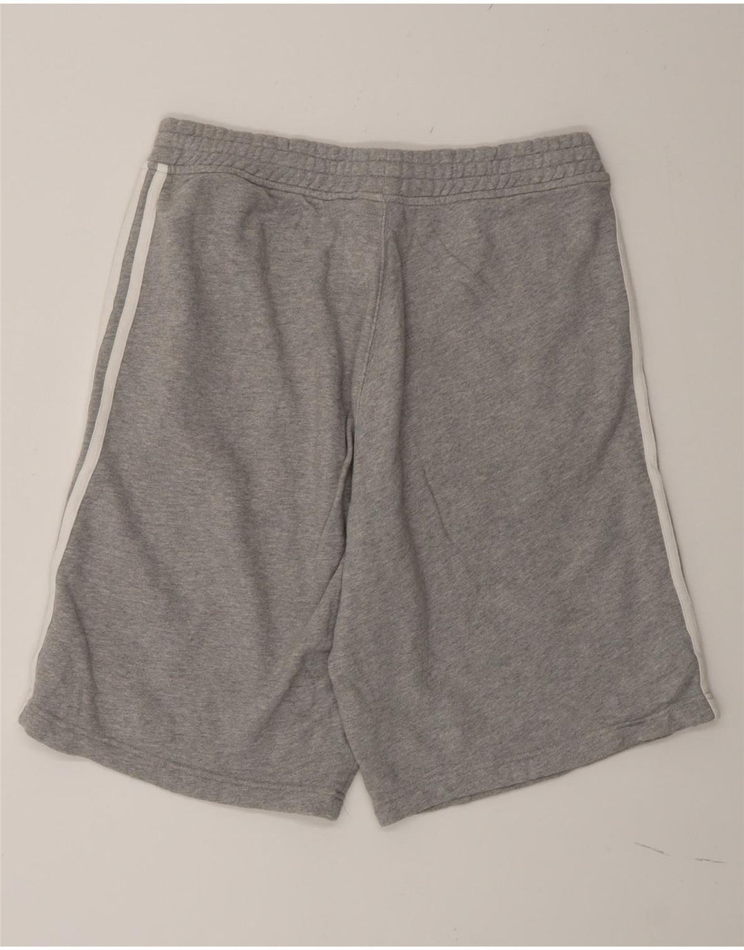 Pantaloni scurți sport Adidas pentru bărbați, bumbac gri mediu