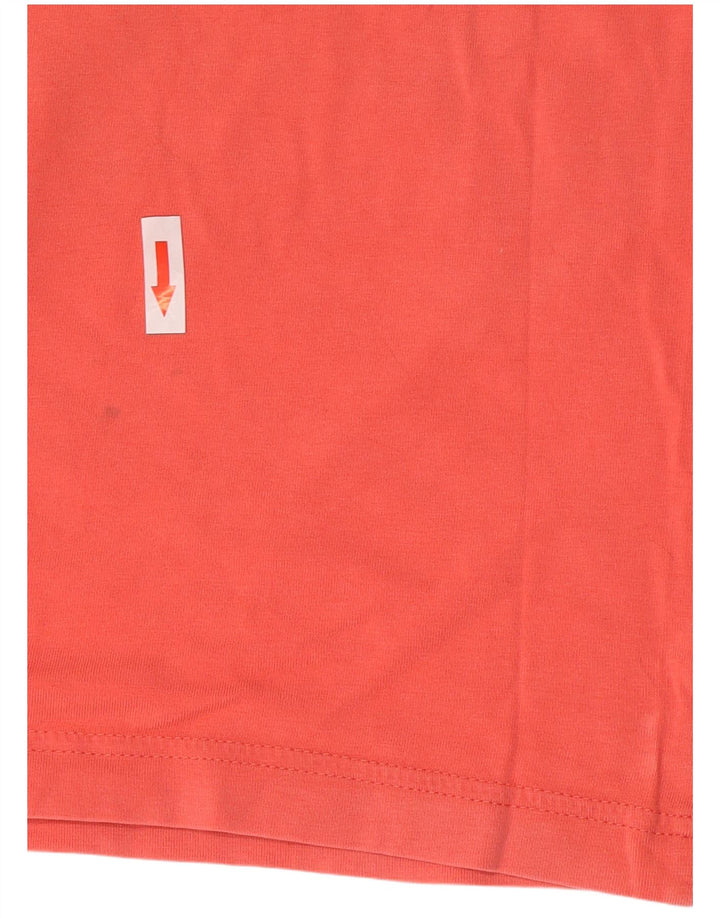 Tricou grafic pentru bărbați Hugo Boss Top din bumbac roz mediu