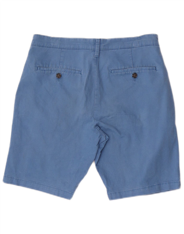 Pantaloni scurți chino pentru bărbați Marks & Spencer W30, bumbac albastru mediu