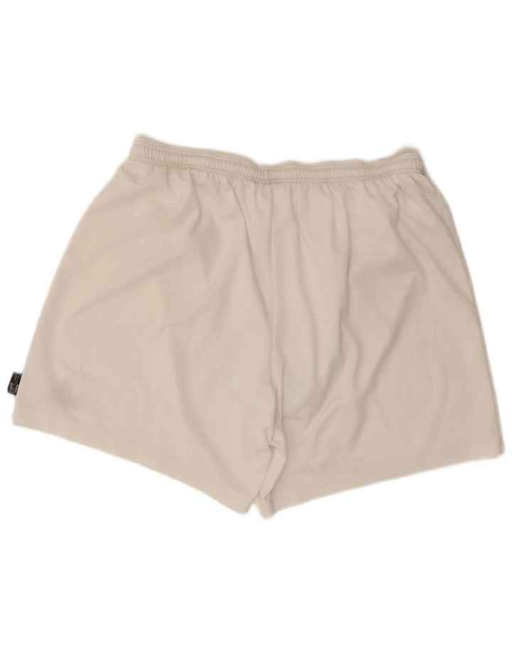 Pantaloni scurți Adidas Climalite Sport 2XL, alb, poliester