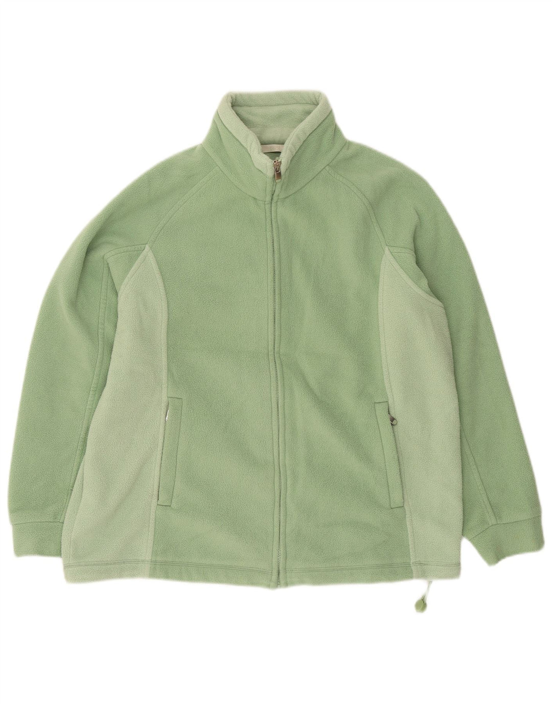 Jachetă fleece pentru femei Marks & Spencer UK 14 mare, verde, colorblock