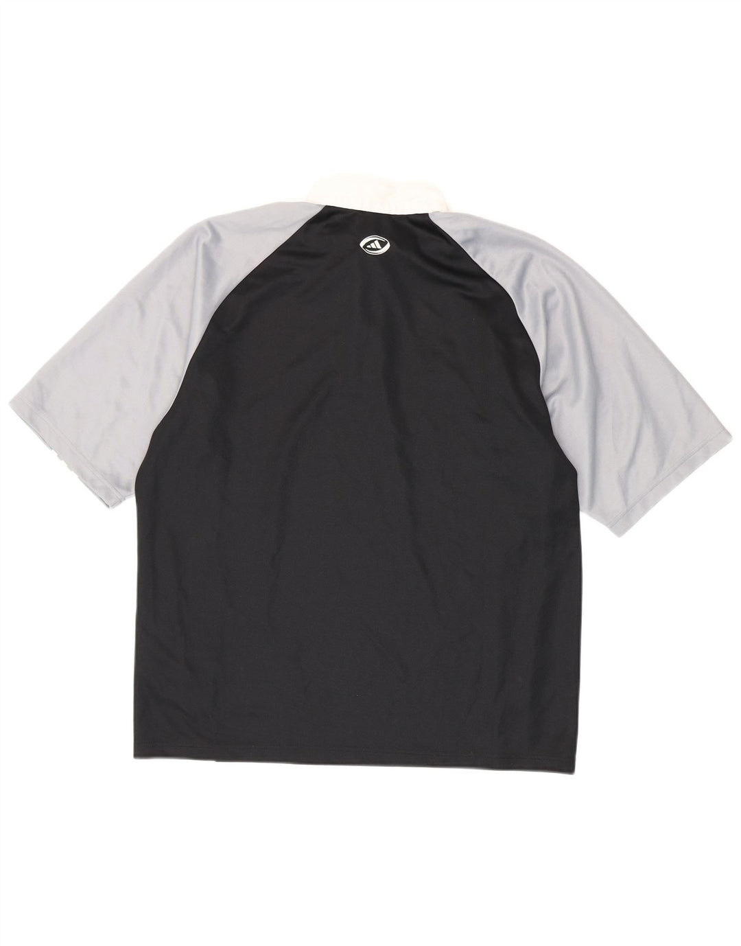 Tricou polo Adidas pentru bărbați, mare, negru, poliester color bloc