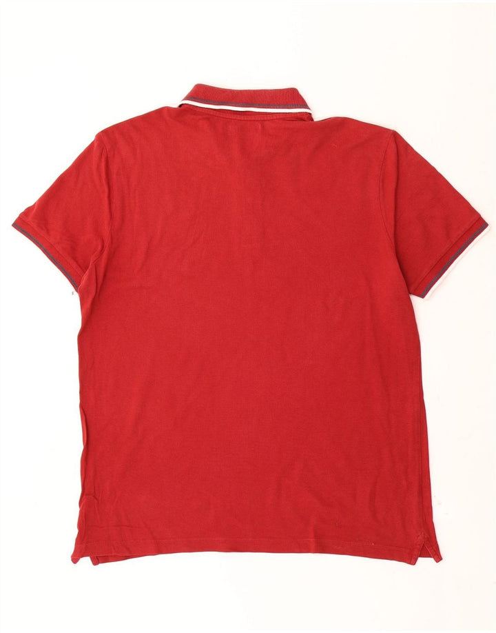 Tricou polo pentru bărbați Diadora XL bumbac roșu