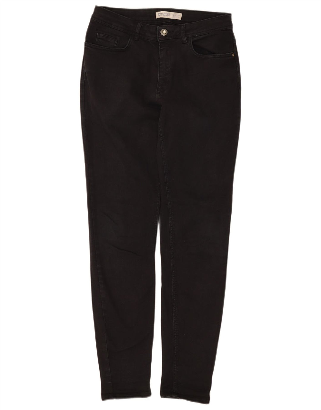 Blugi skinny dama ZARA EU 38 Mici W28 L28 Negri