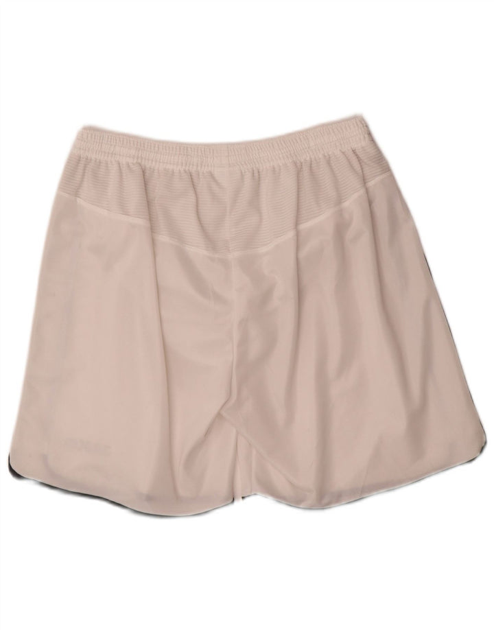 Pantaloni scurți sport Jako pentru bărbați, poliester alb mediu