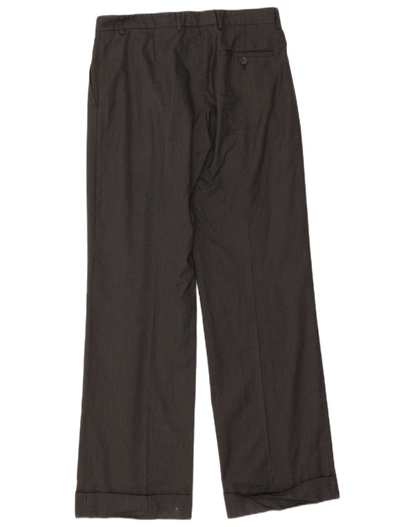 Cerruti 1881 Pantaloni casual pentru femei IT 44 Medium W32 L34 Negru