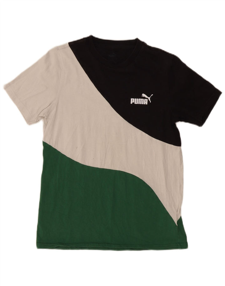 Tricou pentru bărbați Puma Top mic, multicolor, color block, bumbac