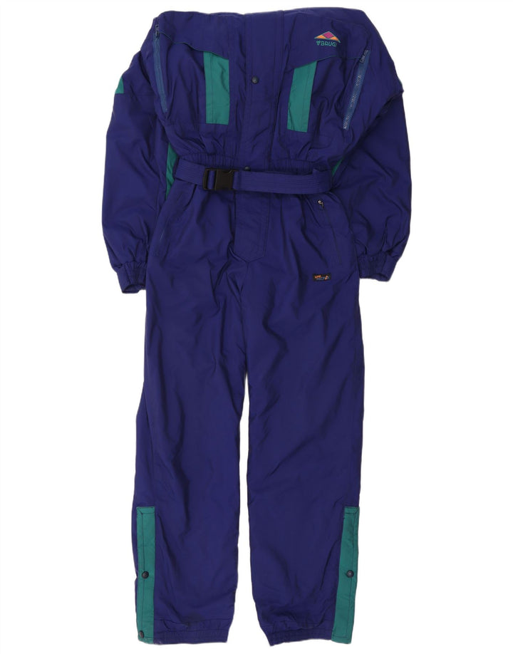 Salopetă de schi Brugi pentru bărbați UK 40 Medium Bleumarin Poliamidă color bloc