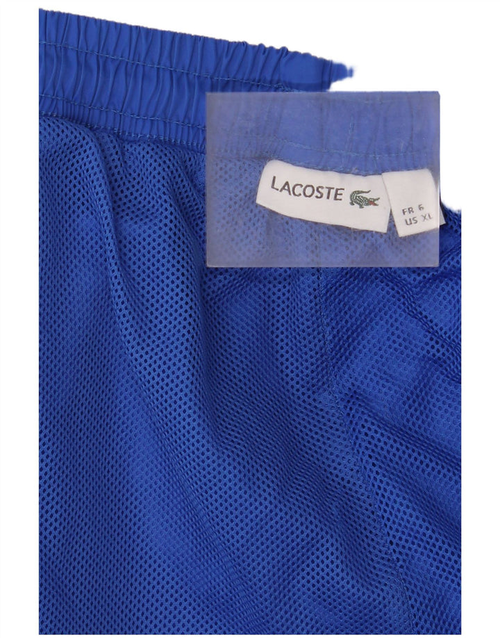 Pantaloni de trening Lacoste pentru bărbați Mărimea 6 XL Poliester albastru