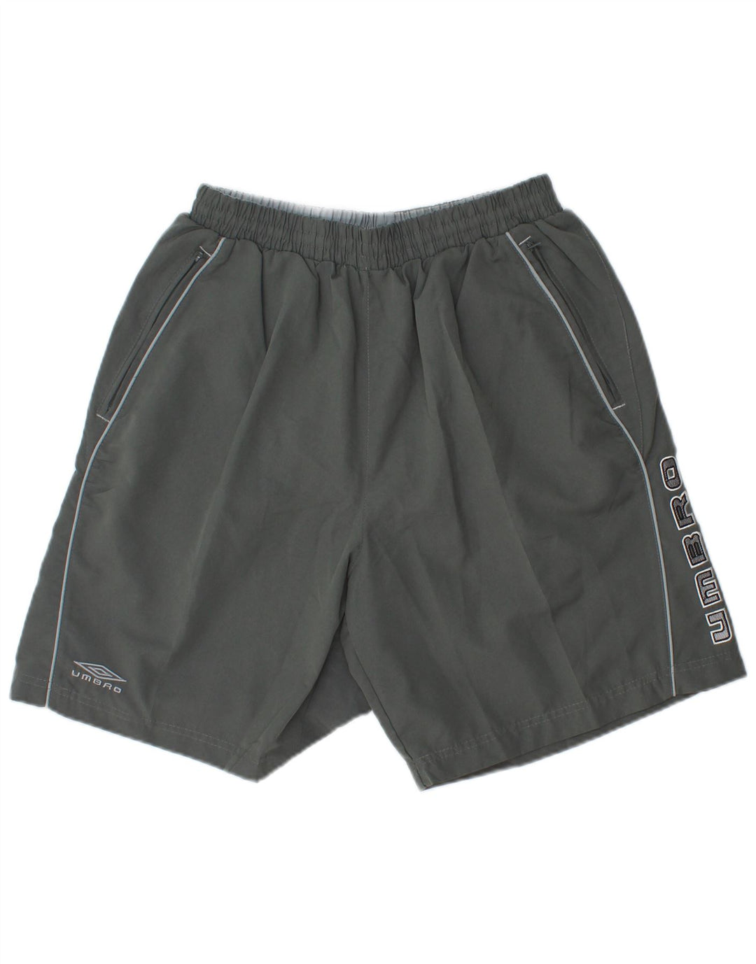 UMBRO Pantaloni scurți sport grafic pentru bărbați, mari, gri, poliester