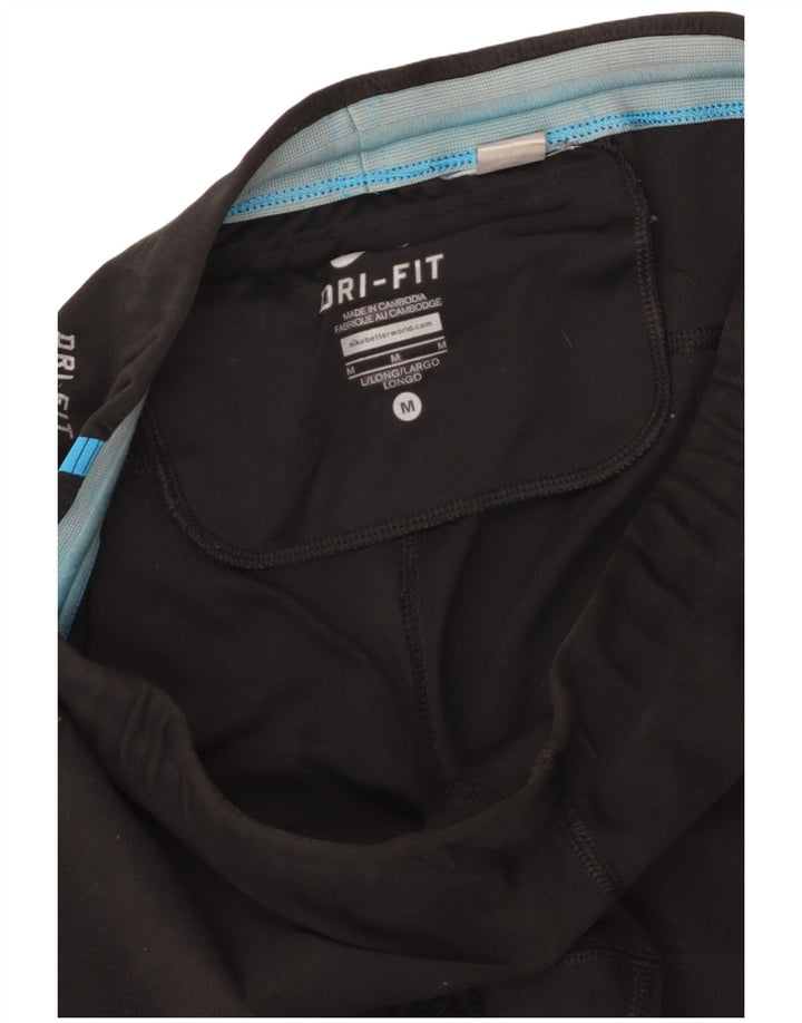 Leggings Nike Dri Fit pentru femei UK 14 Medium Black Spotted