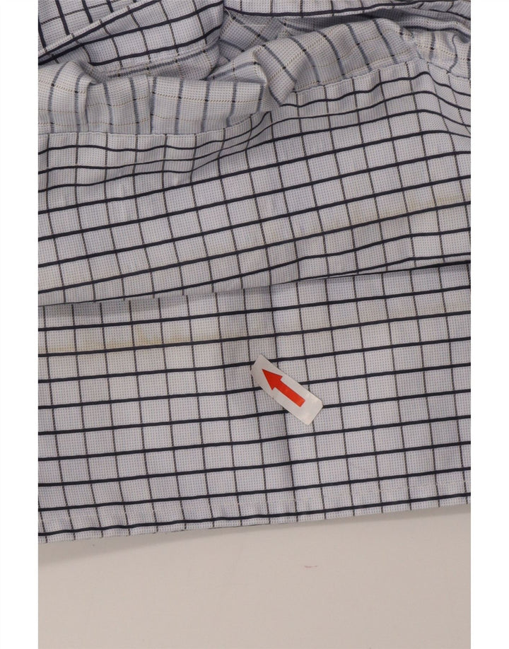 Cămașă Massimo Dutti pentru bărbați, carouri albastre medii