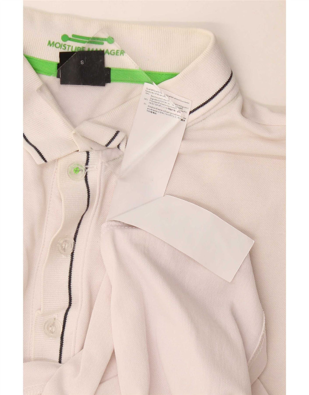 Tricou polo Hugo Boss pentru bărbați, bumbac alb mic