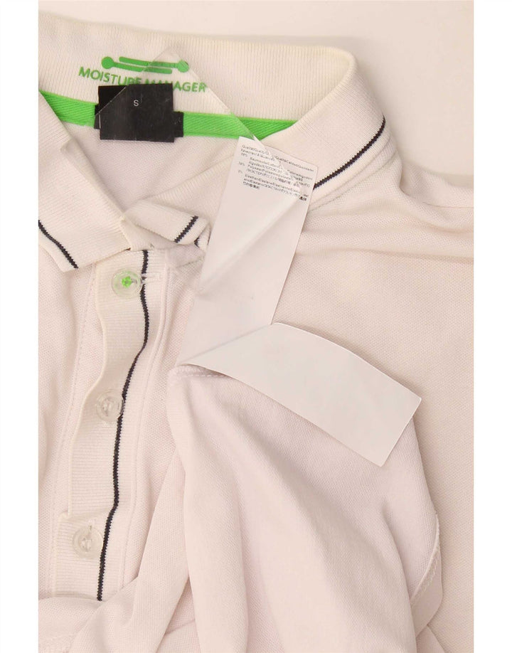 Tricou polo Hugo Boss pentru bărbați, bumbac alb mic