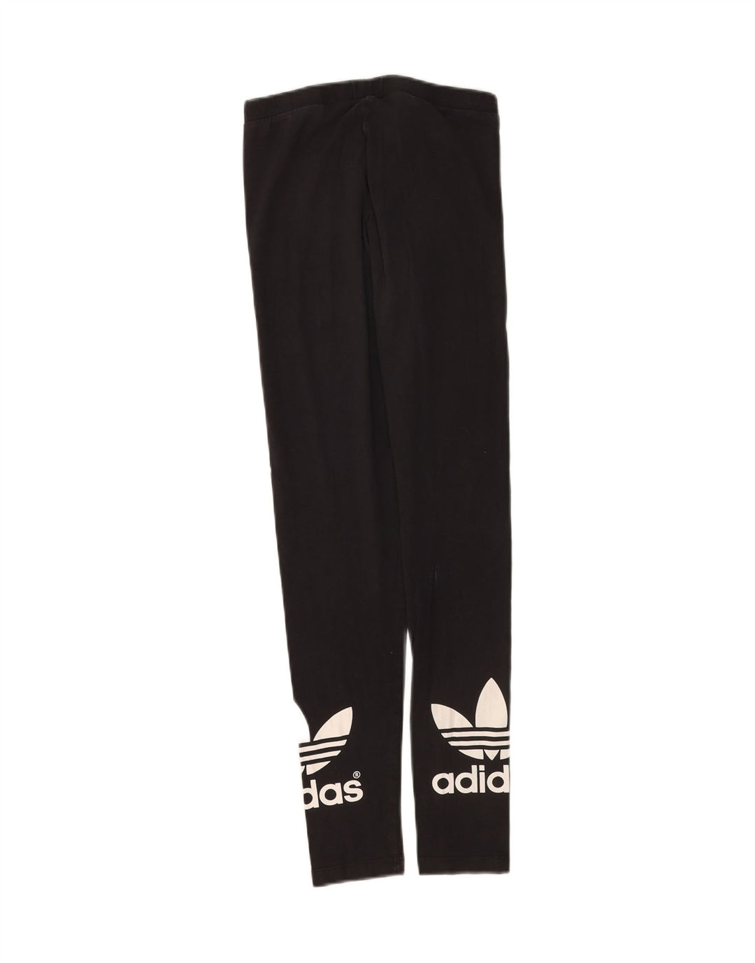Leggings grafic Adidas pentru femei UK 8 Small Black