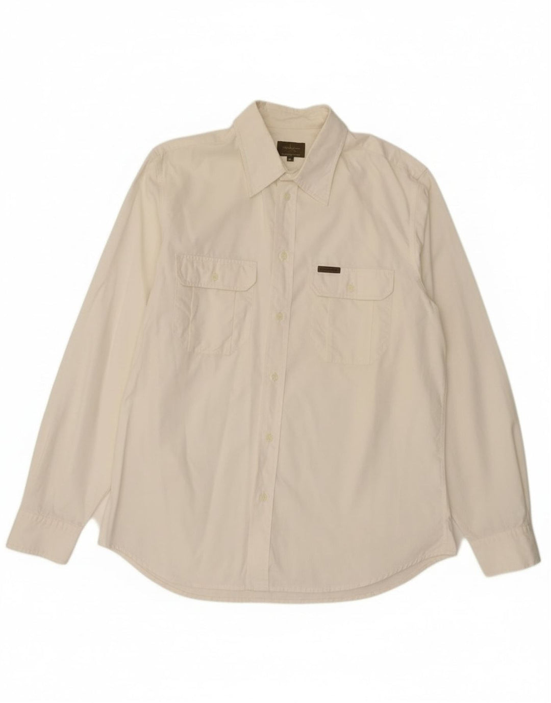 Cămașă pentru bărbați Calvin Klein XL din bumbac alb