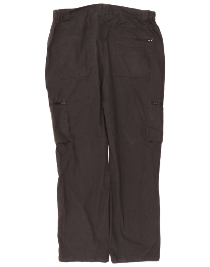 Pantaloni cargo drepti pentru femei Mountain Warehouse L36 L30 Poliester negru