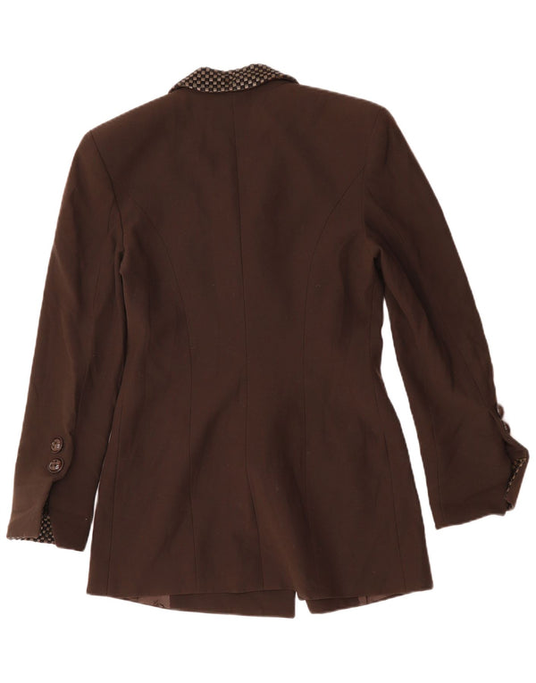 Jachetă pentru femei Caloma cu paragate IT 44 Maro Mediu Geometric