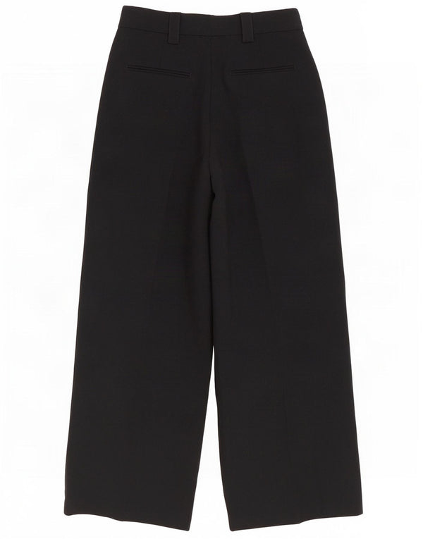 Marks & Spencer Pantaloni de costum pentru femei cu talie înaltă UK 12 Medium W30 L29 Negru