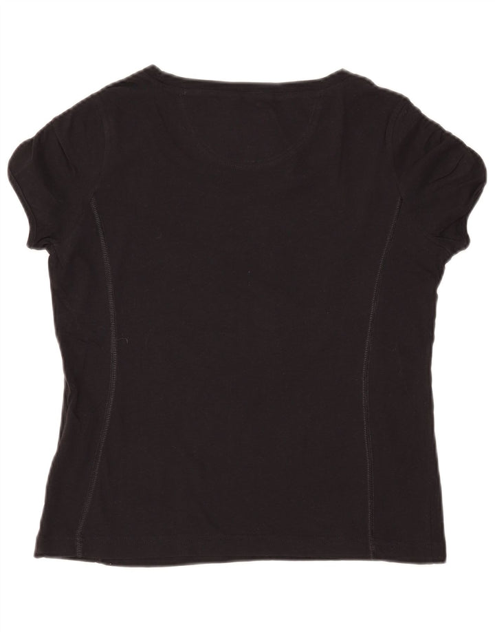 Tricou grafic CHAMPION pentru femei Heritage Classics Top UK 12 Medium Negru