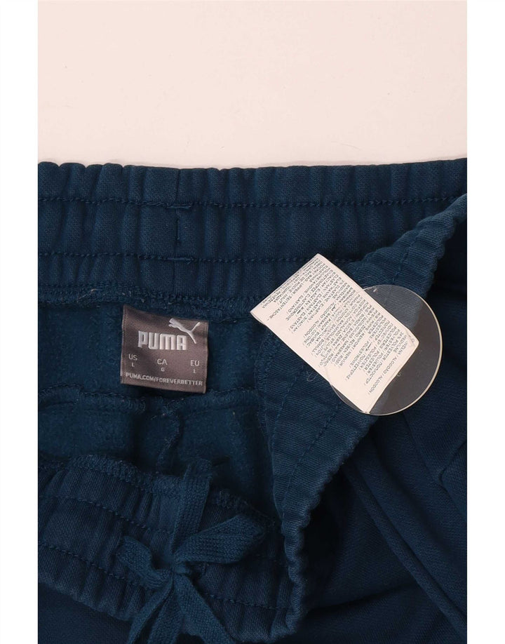 Pantaloni de trening Puma pentru bărbați Joggeri mari, albastru, bumbac