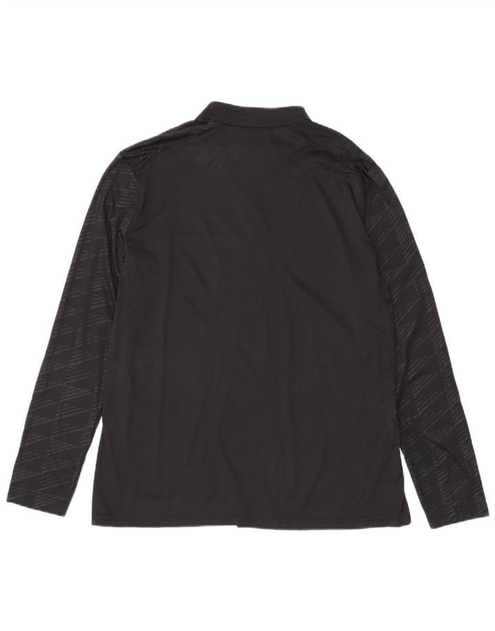 ADIDAS Aeroready Top cu fermoar cu mânecă lungă pentru femei UK 20/22 XL Negru