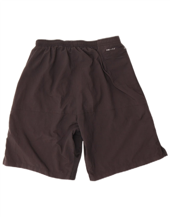 Pantaloni scurți sport Nike Dri Fit pentru bărbați, poliester negru mic