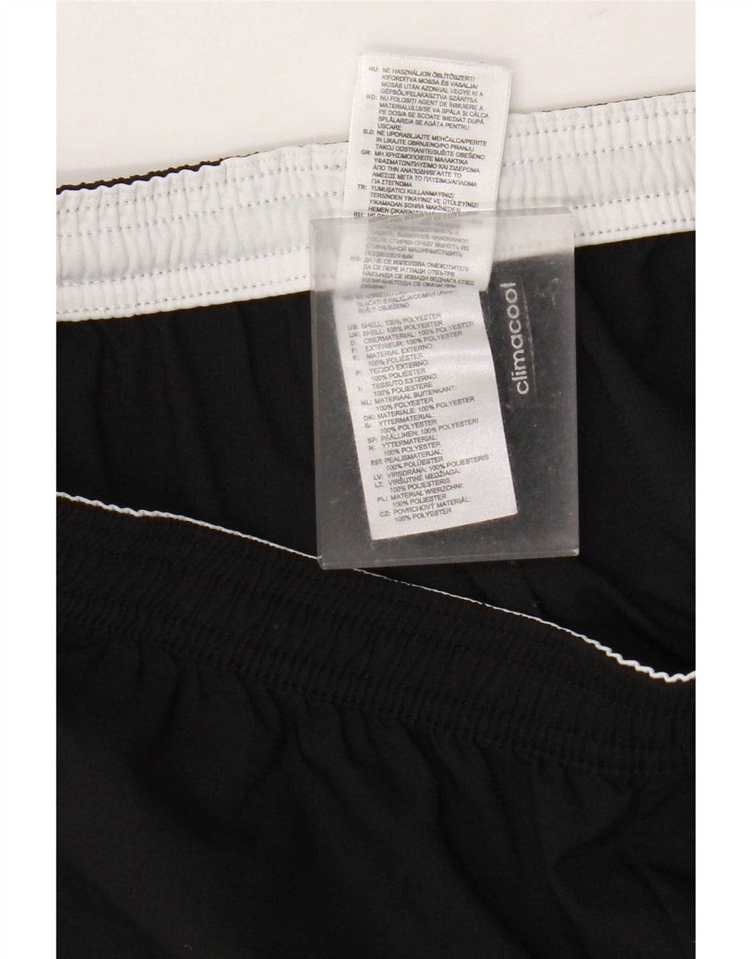 Pantaloni scurți sport Climacool Adidas pentru femei Marea Britanie 12/14 Poliester mediu negru
