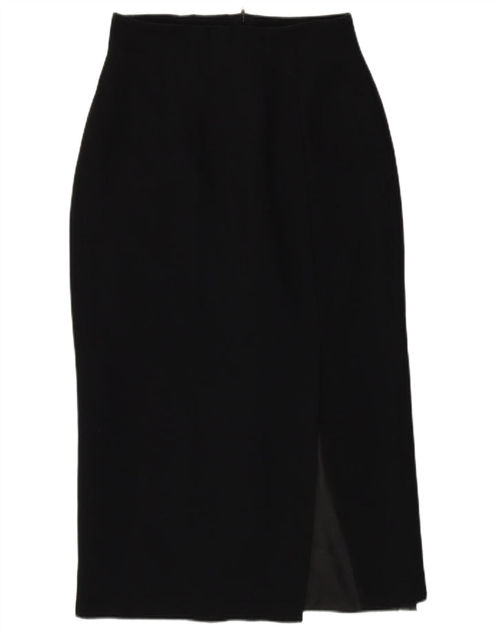 Fusta midi pentru femei St. Bernard UK 12 Medium W26 Poliester negru