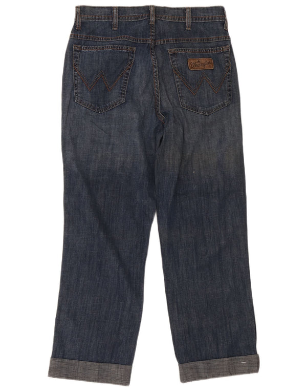 Blugi drepte stretch pentru bărbați Wrangler Texas W32 L36 Bumbac albastru