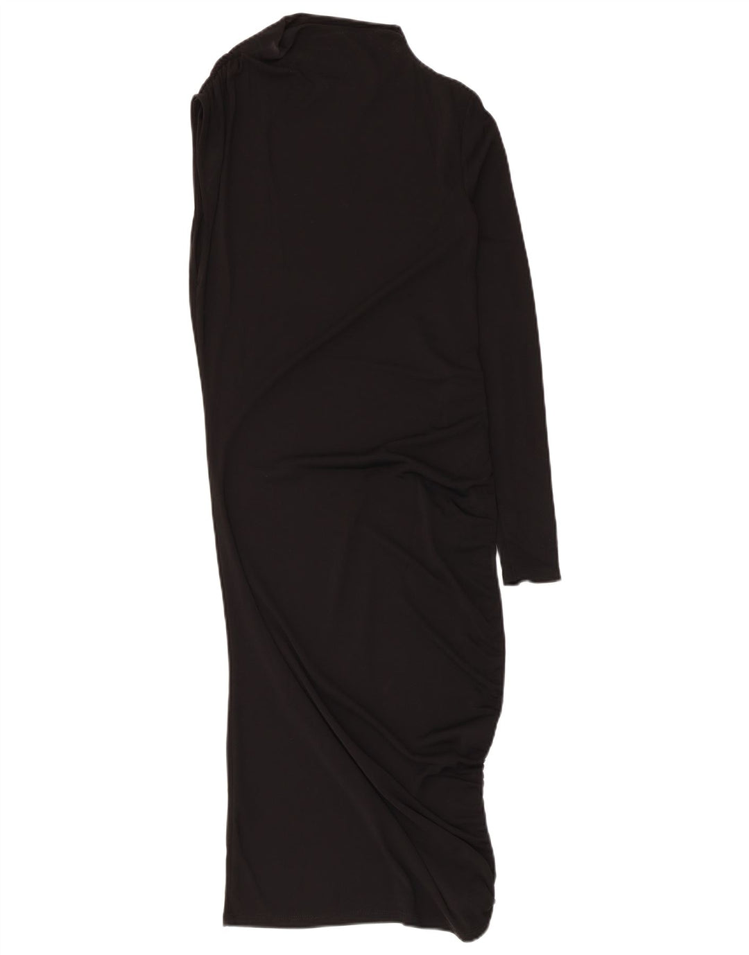 Rochie Zara femeie cu un umăr UK 8, poliester negru mic