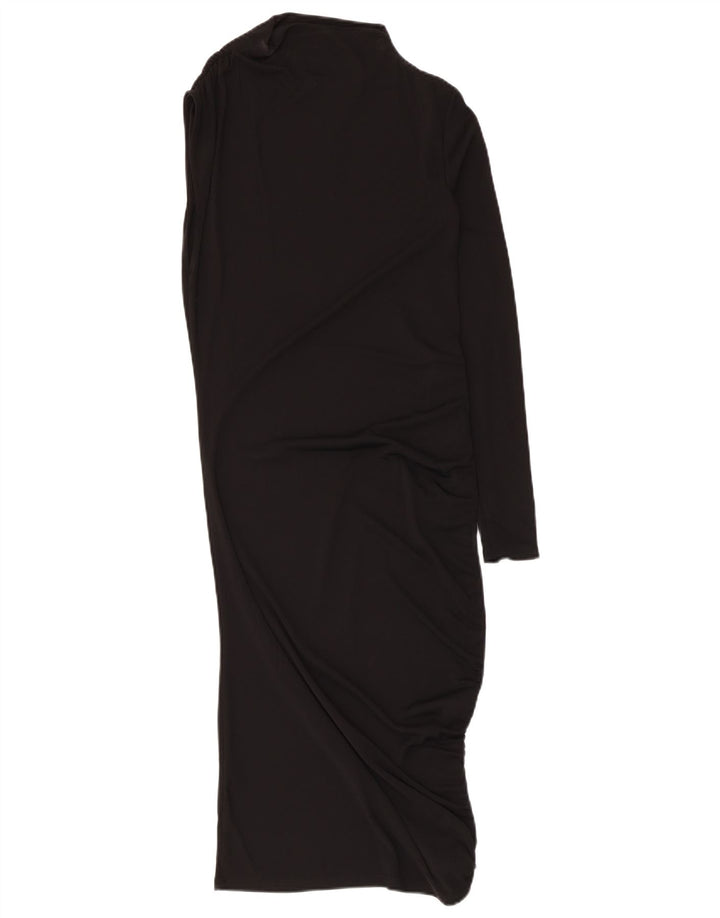 Rochie Zara femeie cu un umăr UK 8, poliester negru mic