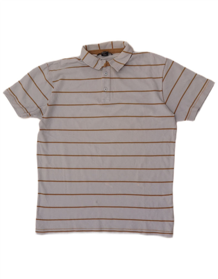 Tricou polo pentru bărbați Gant, bumbac cu dungi albastre mari