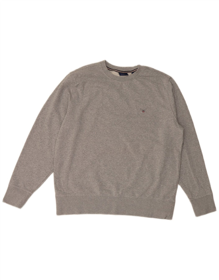 Hanorac pentru bărbați Gant Jumper XL bumbac gri