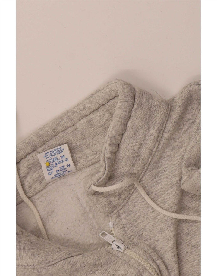 Pulover pentru damă Jerzees, cu grafic, cu fermoar, cu gât, EU 46 XL, gri pete