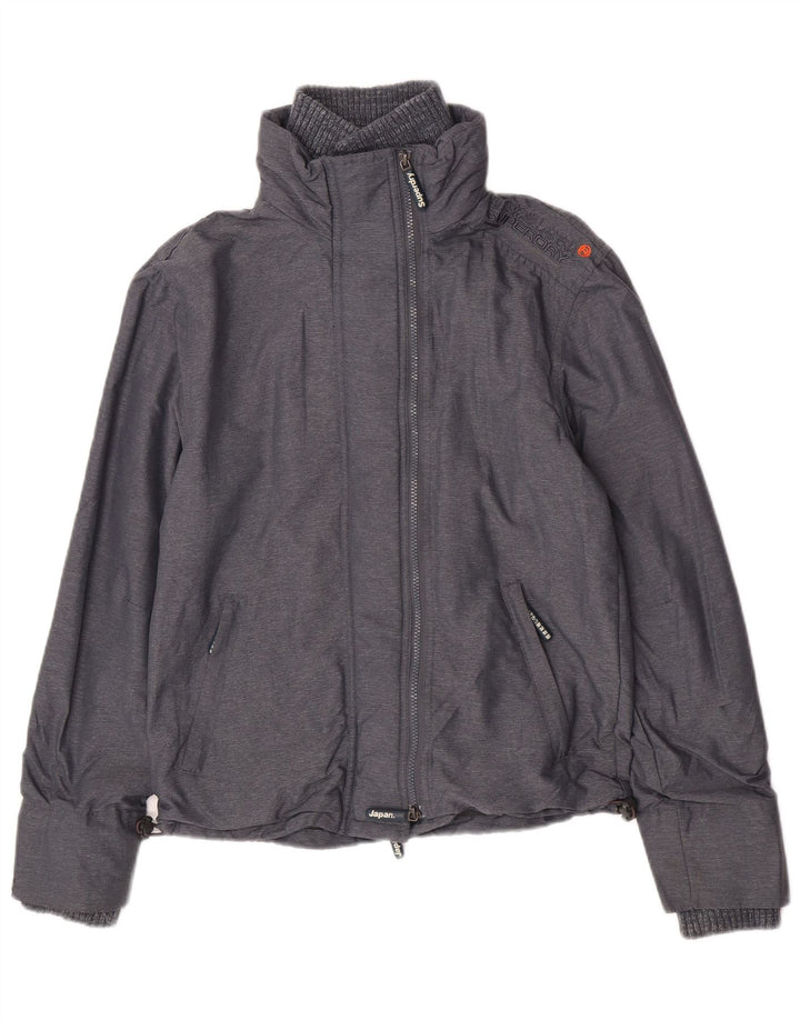 Jachetă Windbreaker pentru femei Superdry The Windcheater UK 10 Small Gri