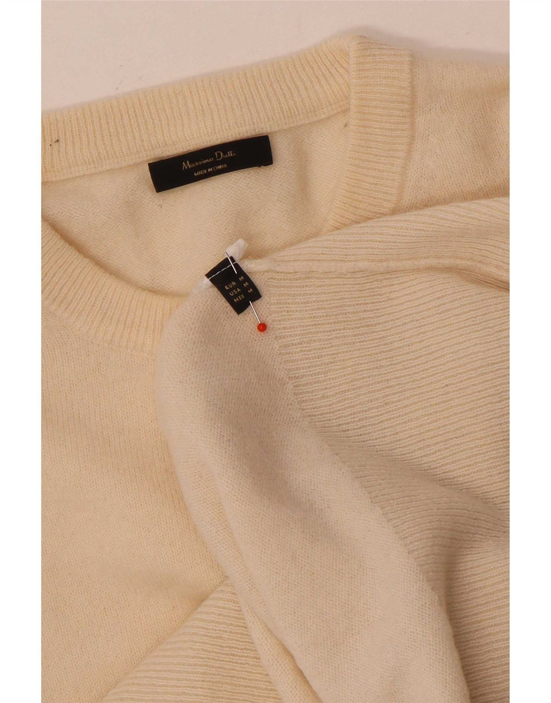 Pulover Massimo Dutti pentru damă, cu gâtul turn, pulover UK 14 Bej mediu