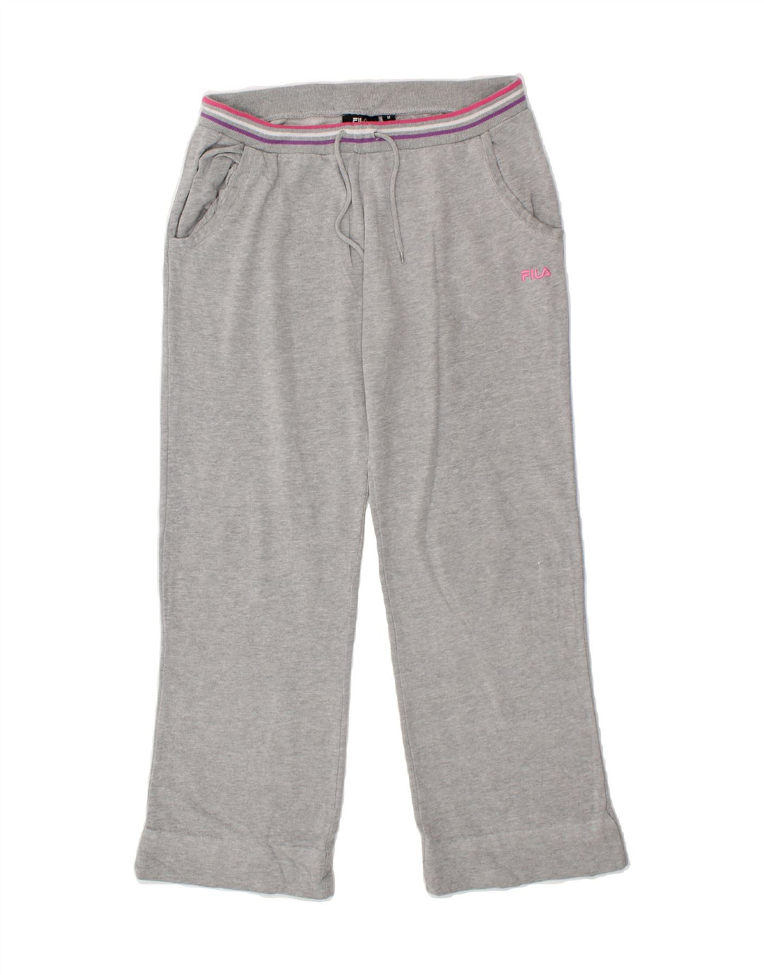 FILA Womens Tracksuit Trousers UK 14 Medium Grey Vintage Fila and Second-Hand Fila from Messina Hembry 